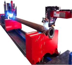 High Frequency Automatic Pipe Welding Machine for Pipe Spool Fabrication Line