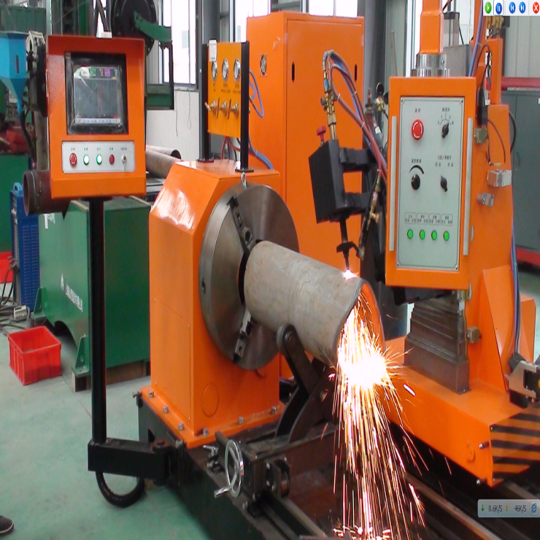 High Efficiency CNC 5 Axis Flame And Plasma Pipe Cutting Machine for Sryogenic Steel Pipe Spool