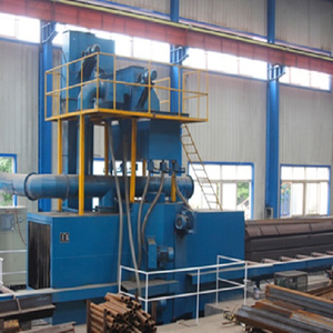 High Precision Automatic Sand Blasting Machine for Steel Structure Fabrication Equipment