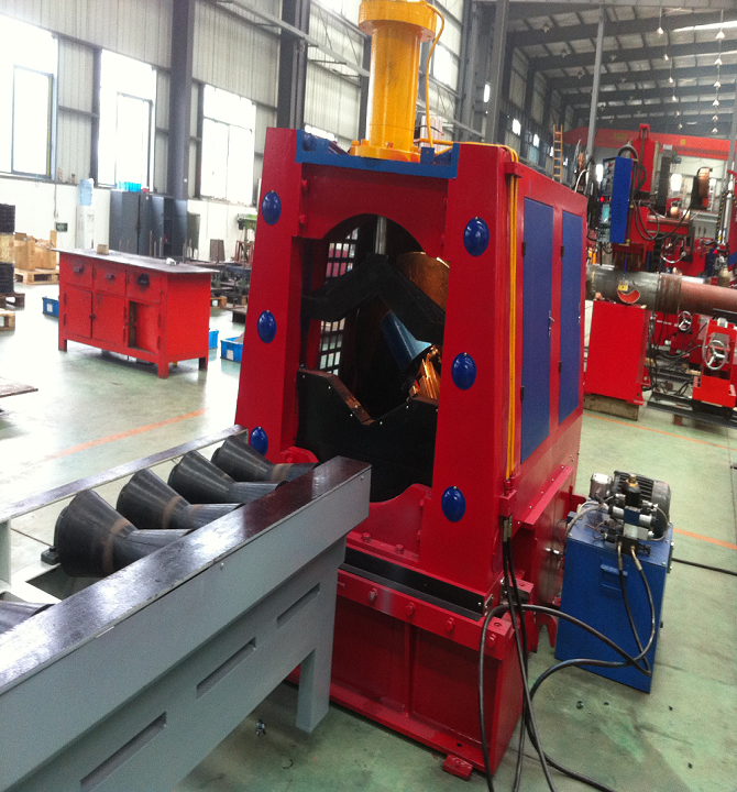 CNC flame and plasma pipe end beveling machine for stainless steel power plant
