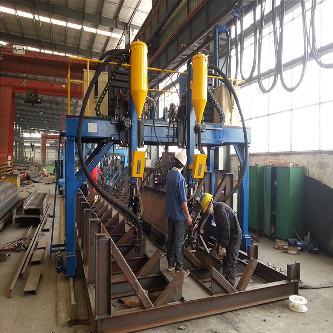 High Efficiency Single Side Gantry Welding Machine with Strip Oxy-fuel for Steel Structure