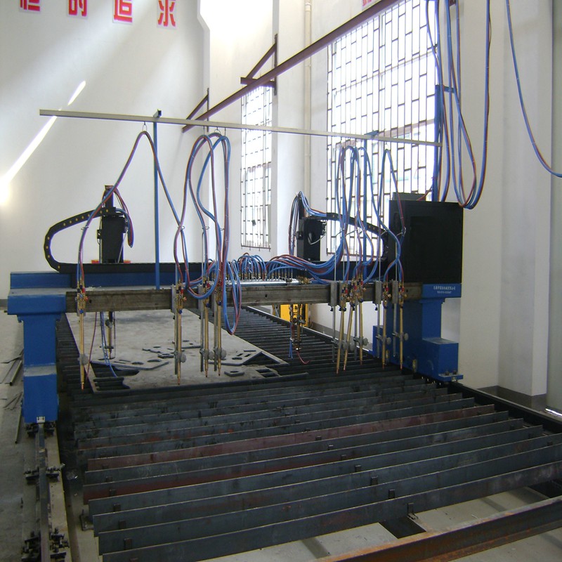Good Quality Large Desktop H Beam Plasma And Flame Cutting Machine with Power Source