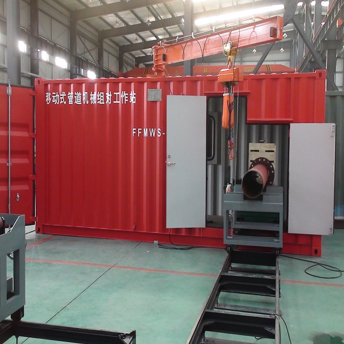 Automatic movable type pipe spool fabrication solution in alloy steel power plant