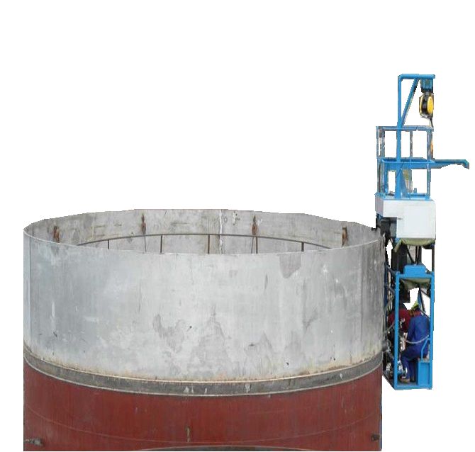 Automatic Girth Tank Welding Machine for Oil Tank with Single Side Welding