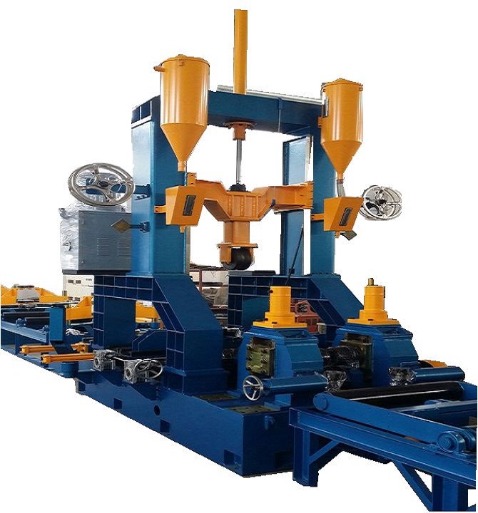 H beam Assembling and Welding and Straightening Machine for Steel Structure Production Line