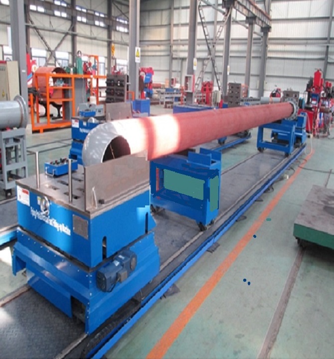 automatic electric multi function pipe fitting up machine for alloy steel gas pipe