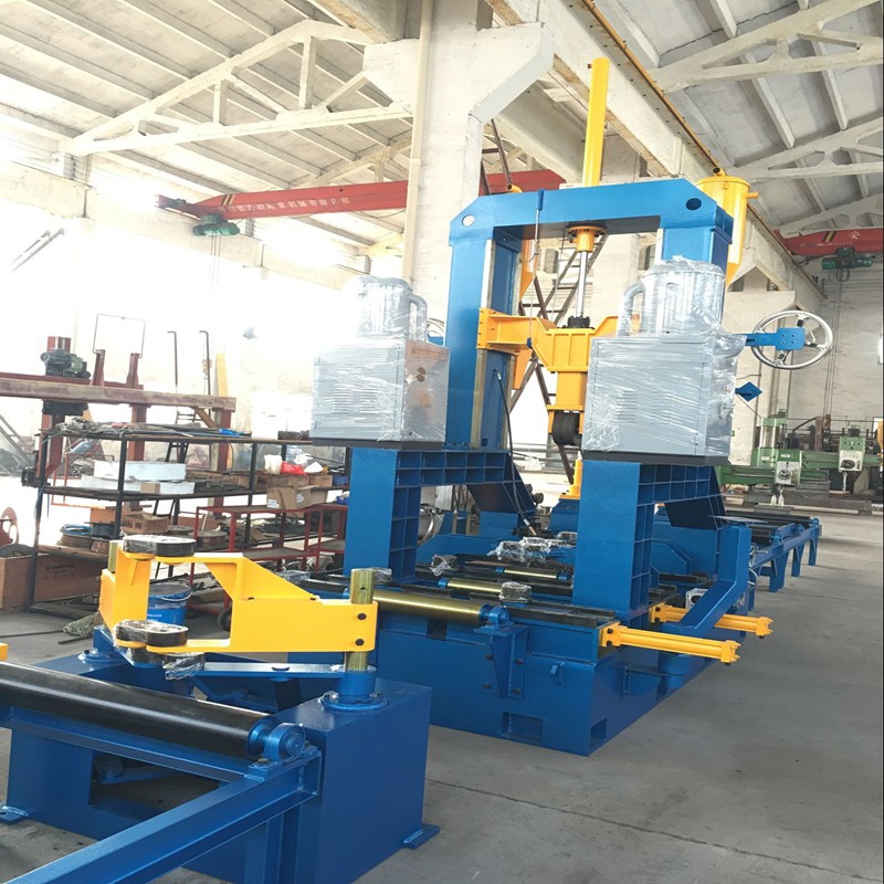 Hydraulic Type Horizontal Stable Performance H Beam Straightening And Welding Machine for Steel Structure